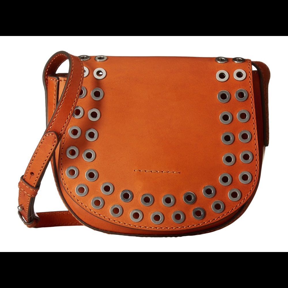 💯 Authentic Fry Cassidy Small Saddle Bag Rust 😍
